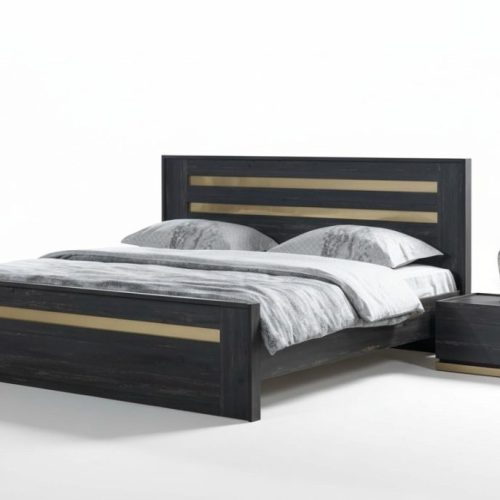 Schlafzimmer Möbel Nachttisch Bett Nachttisch Set Komplett Braun 3tlg.