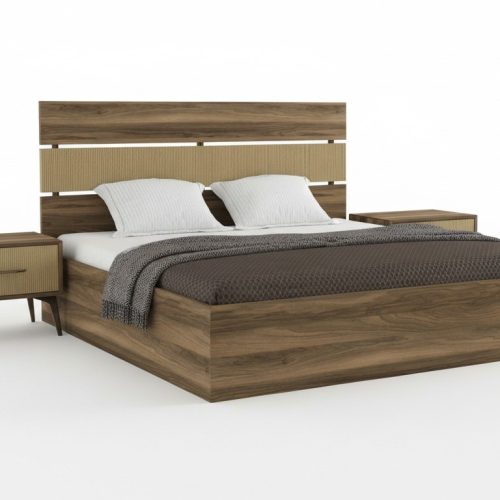 Schlafzimmer Schlafzimmereinrichtung Möbel Bett Nachttische weiß 3tlg Schlafzimmer Schlafzimmereinrichtung Möbel Bett Nachttische weiß 3tlg