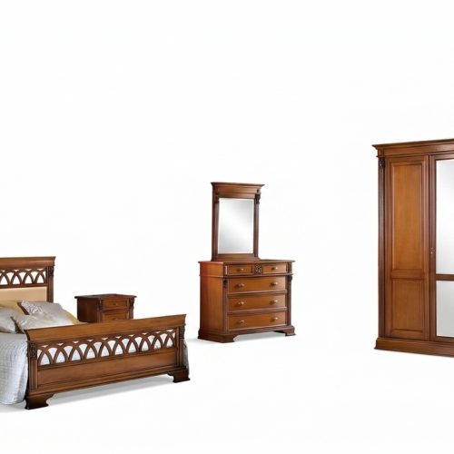 Schlafzimmer Set Komplett Kommode Bett Kleiderschrank Betten Nachtkonsole 6tlg. Massivholz Schlafzimmer Set Komplett Kommode Bett Kleiderschrank Betten Nachtkonsole 6tlg. Massivholz