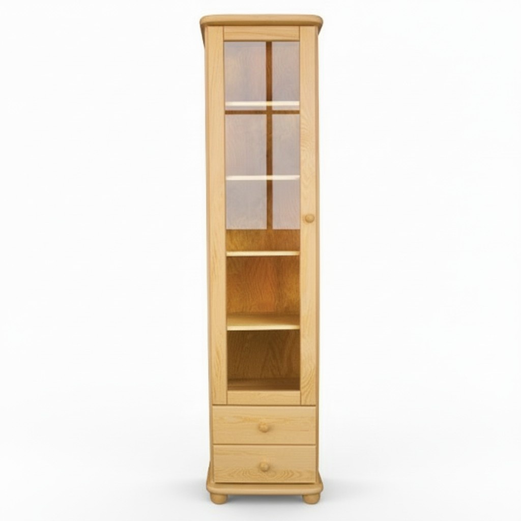 Schränke Kommode Regal Holz Vitrine Schrank Anrichte Klassische Eckvitrinen Neu