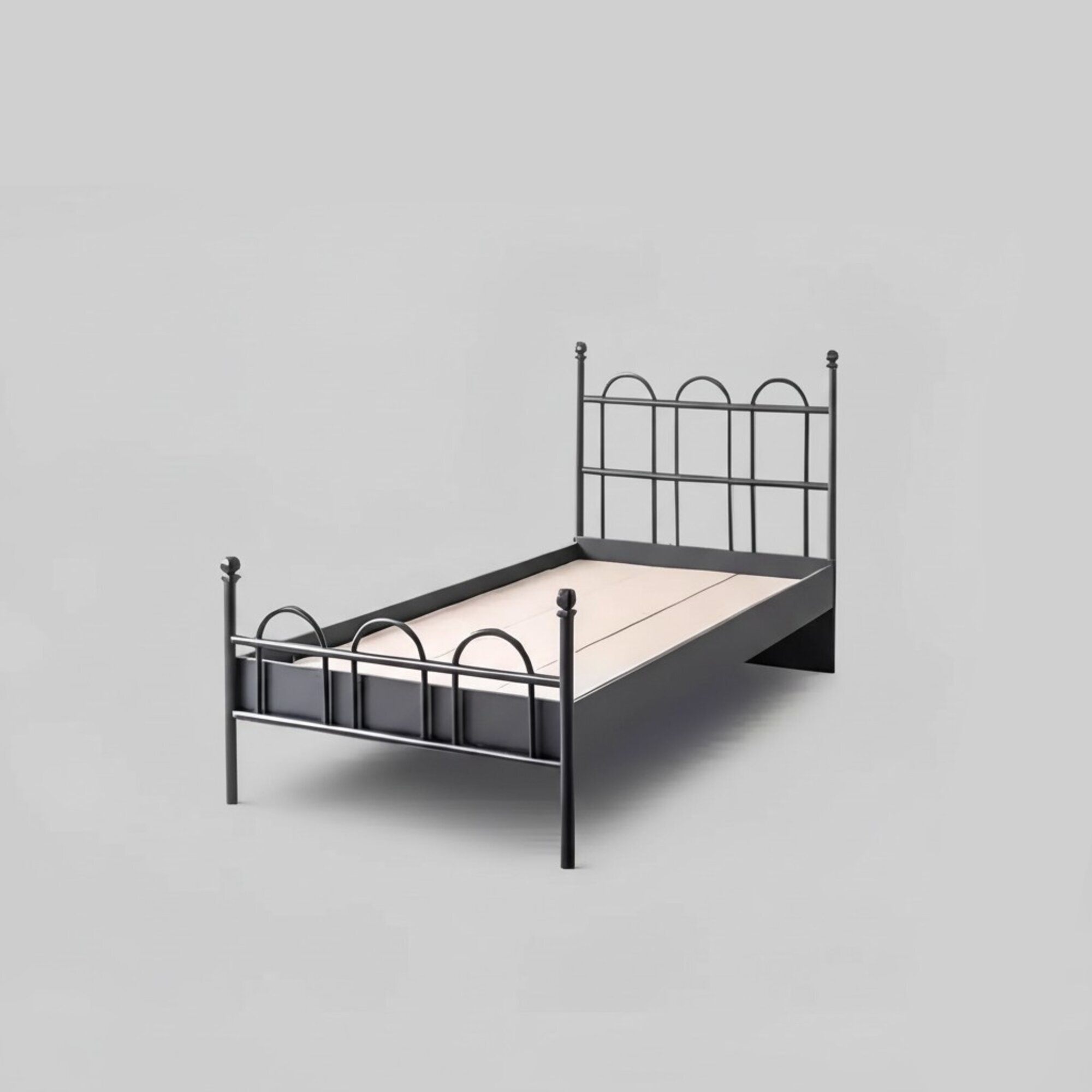 Schwarzes Metall Bett Klassisches Bettgestell Jugendzimmer Schwarz Schwarzes Metall Bett Klassisches Bettgestell Jugendzimmer Schwarz