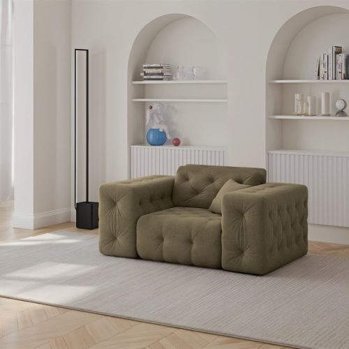 Sessel Designersessel CHANTAL in Stoff Moly Grün Sessel Designersessel CHANTAL in Stoff Moly Grün