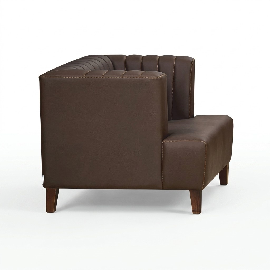 Sessel Couch Polster Leder Designer Textil 1 Sitzer Couchen Polster