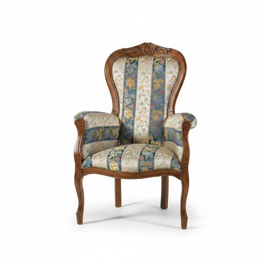 Sessel Designer Sitz Luxus Textil Polster Stoff Möbel Klassisches Design