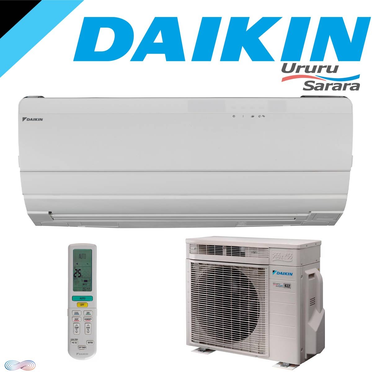 SET DAIKIN URURU SARARA 2,5 kW Wandgerät FTXZ25 inkl. Außeneinheit"" SET DAIKIN URURU SARARA 2,5 kW Wandgerät FTXZ25 inkl. Außeneinheit""