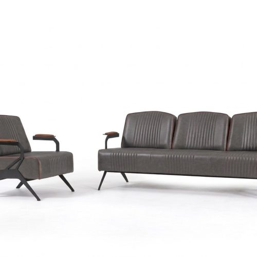 Sofa Set 2 Luxus Möbel Sofagarnitur Dreisitzer Arbeitszimmer Einrichtung 3+1 Sofa Set 2 Luxus Möbel Sofagarnitur Dreisitzer Arbeitszimmer Einrichtung 3+1