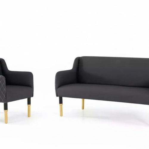 Sofa-Set Edelstahlmöbel Sofagarnitur Zweisitzer Einsitzer Sessel Polster