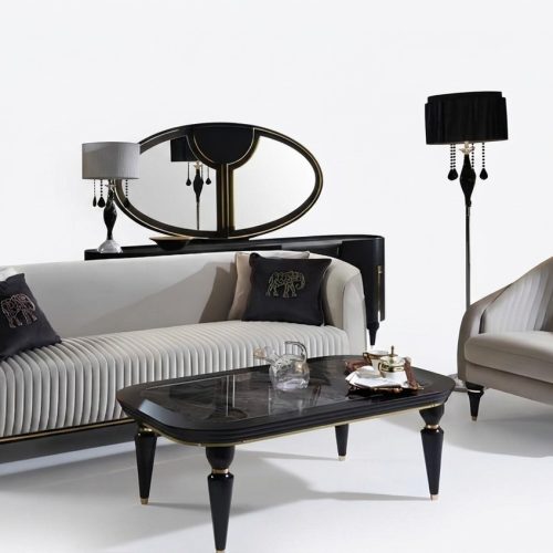 Sofagarnitur 3+1 Sitzer Couchtisch Textil Garnitur Design Moderne 3tlg Möbel Neu