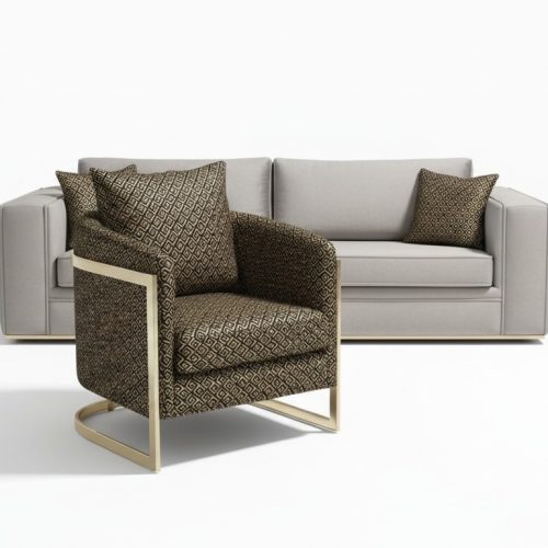 Sofagarnitur 3+3 Sitzer Sofa Sessel Sofas Luxus Garnitur Set Samt Stoff Gruppe Sofagarnitur 3+3 Sitzer Sofa Sessel Sofas Luxus Garnitur Set Samt Stoff Gruppe