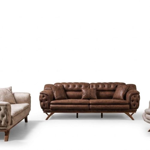Sofagarnitur 3 3 1 Sitzer Möbel Set Design Sofas Kunstleder Chesterfield Sofagarnitur 3 3 1 Sitzer Möbel Set Design Sofas Kunstleder Chesterfield