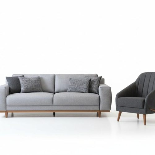 Sofagarnitur Couch Polster Dreisitzer Couchen 3+1 Sofagarnitur Wohnzimmer