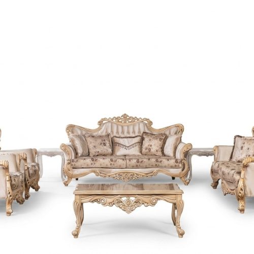 Sofagarnitur Couch Set Sofa Sessel Polster Möbel Couchtisch 5tlg. Neu