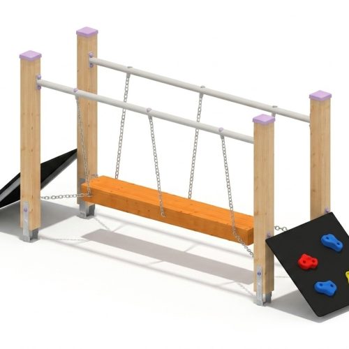 Spielplatz Schwingbrücke Balancierbrücke Hängebrücke Kletterbrücke Wackelbalken