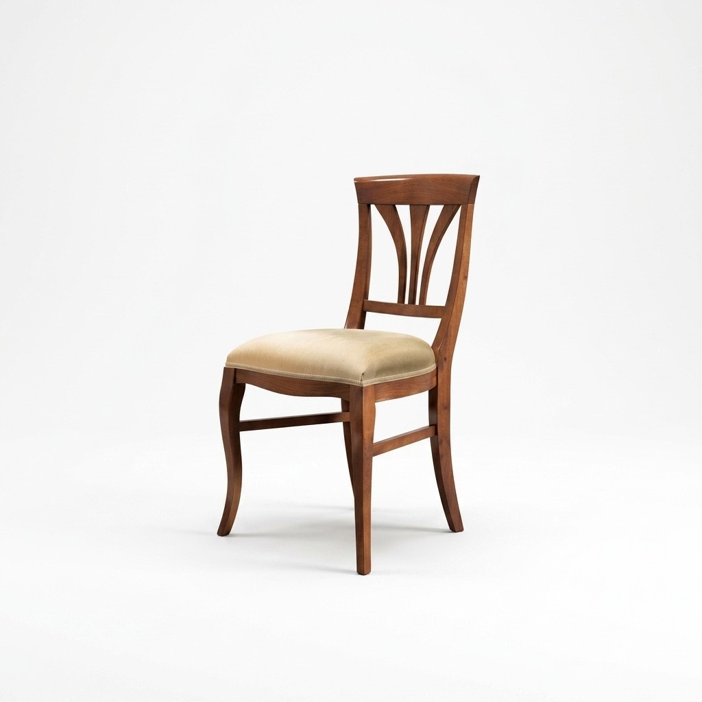 Stuhl Braun Esszimmer Stil Klassischer Stühle Polster Design Luxus Neu