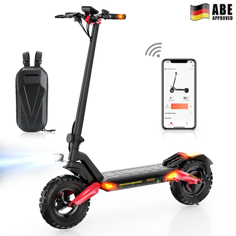 isinwheel T8 High-Performance Offroad E-Scooter Mit Straßenzulassung (ABE, eKFV)