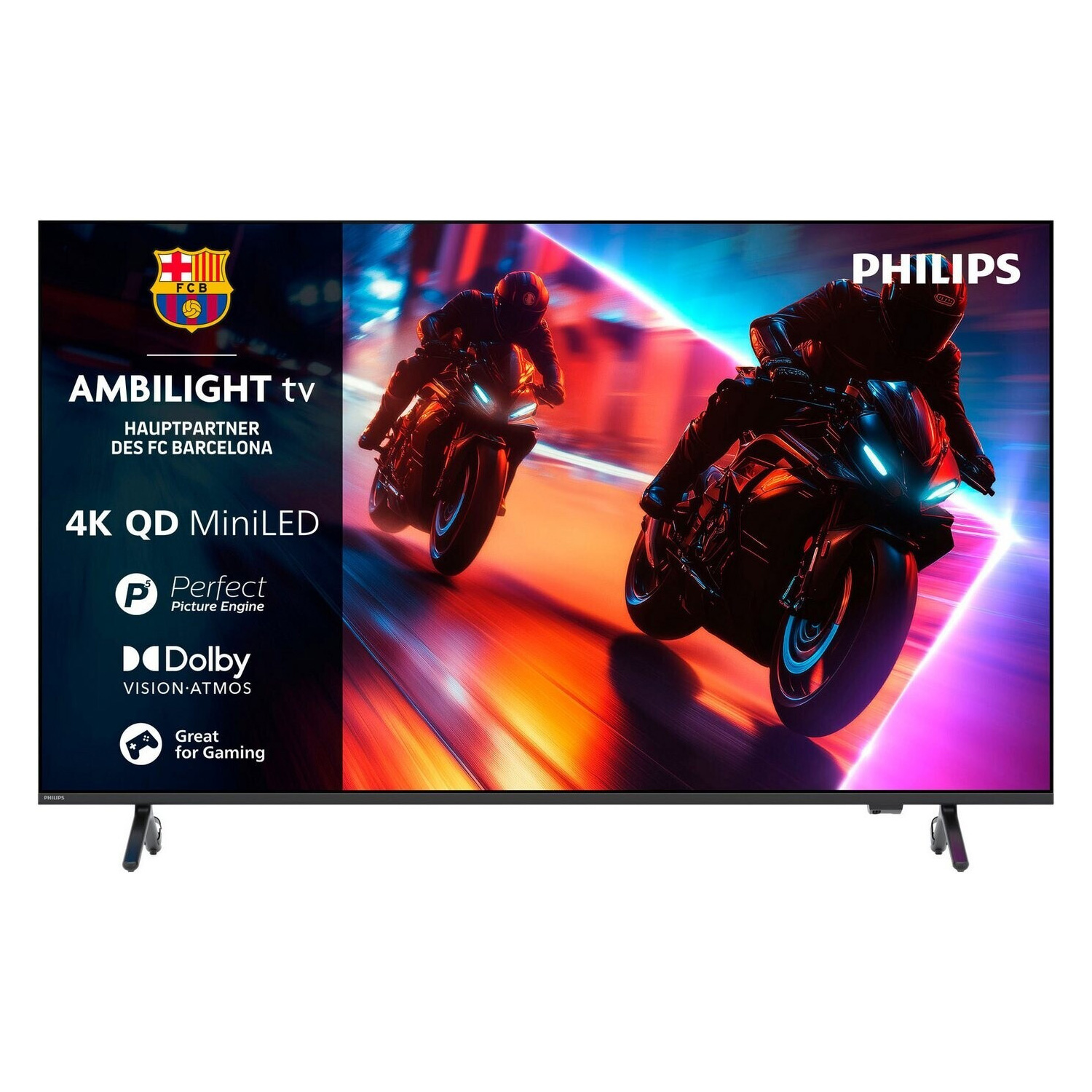 Philips 85MLED910 215 cm (85 Zoll) 4K-Mini-LED-TV mit Ambilight Philips 85MLED910 215 cm (85 Zoll) 4K-Mini-LED-TV mit Ambilight
