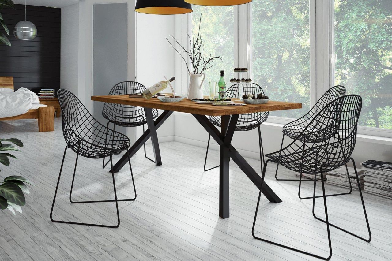 Esstisch Tisch FRIDA Eiche massiv 180x80 cm Esstisch Tisch FRIDA Eiche massiv 180x80 cm