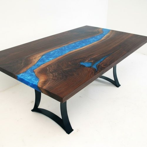 Tisch Holz Neu Epoxid Harz Esstisch Esstisch Besprechungstische Designer