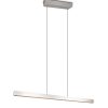 Trio LED-Pendelleuchte DONEGAL 1-flammig in Farbe Nickel matt, Kunststoff weiß