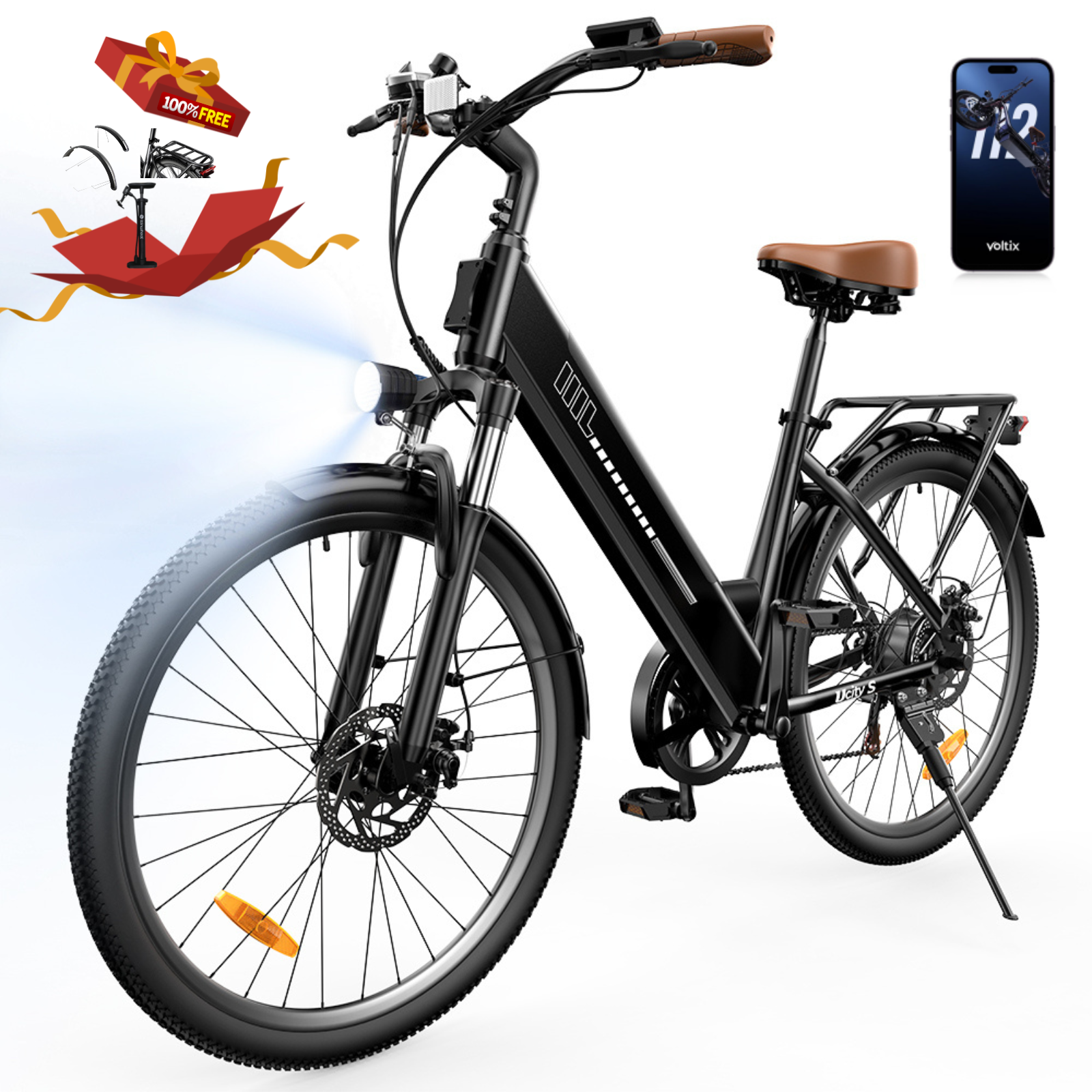 isinwheel UCityS Trekking E-Bike Tiefeinsteiger mit 750W Motor und App - Gallery 1 isinwheel UCityS Trekking E-Bike Tiefeinsteiger mit 750W Motor und App