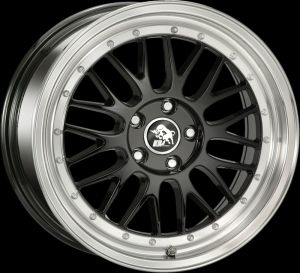 ULTRA UA3 BLACK / LIP POLISHED Felge 8,5x19 - 19 Zoll 5x112 Lochkreis