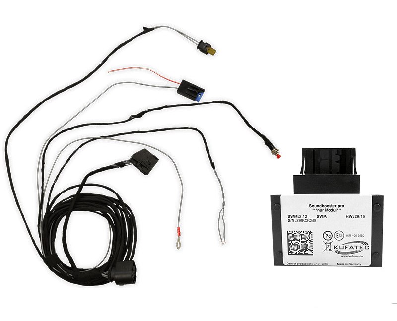 Universal Sound Booster Pro Active Modul SET V6 V8 Sound Soundbooster Kabelbaum