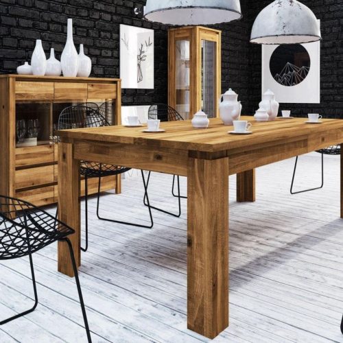 Esstisch Tisch ausziehbar MAISON Buche massiv 200/500x100 cm