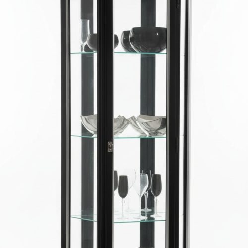 Vitrine Glasschrank Schwarz Luxus Italienische Möbel Vitrine Schränke
