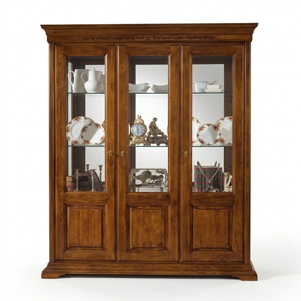 Vitrine Klassische Italienische Wohnzimmer Braun Schränke Anrichte Neu Vitrine Klassische Italienische Wohnzimmer Braun Schränke Anrichte Neu