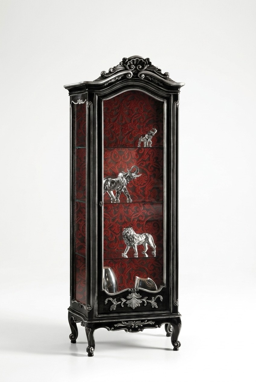 Vitrine Schrank Vitrinen Wohnzimmer Schränke Anrichte Italienische Möbel Vitrine Schrank Vitrinen Wohnzimmer Schränke Anrichte Italienische Möbel