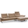 W. Schillig Polstergruppe SEVENTY5 ca. 342x158 cm in Leder sand