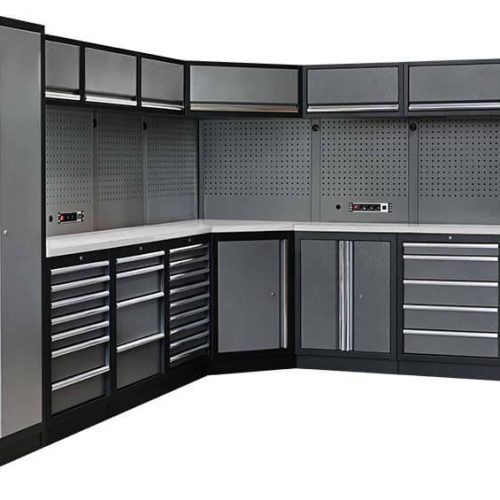 Kunzer Werkstattmodul 5 mit Edelstahlarbeitsplatte WESS5