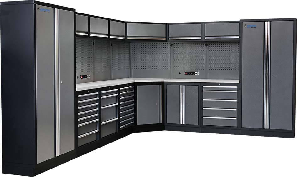 Kunzer Werkstattmodul 5 mit Edelstahlarbeitsplatte WESS5 Kunzer Werkstattmodul 5 mit Edelstahlarbeitsplatte WESS5