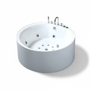 Whirlpool Blubberbad Hydromassagewanne Spa-Bad Whirlwanne 162×162 cm Whirlpool Blubberbad Hydromassagewanne Spa-Bad Whirlwanne 162×162 cm