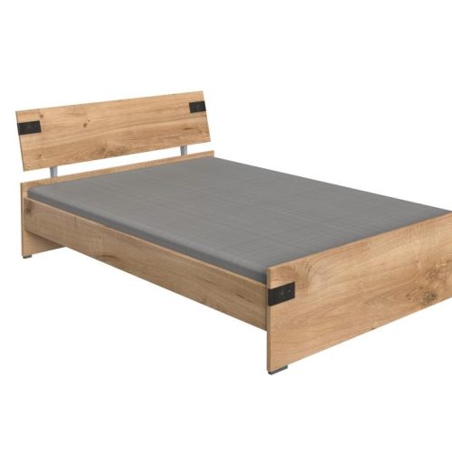 Wimex Bett Liverpool 291, ca. 140 x 200 cm in Plankeneiche Nachbildung/ graphit | 45410057