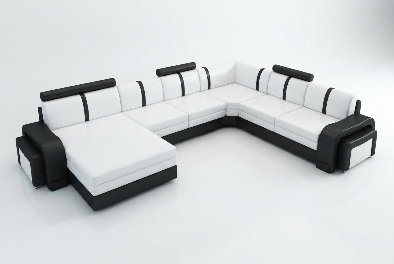 Wohnlandschaft Sofa Polster Ledersofa Ecksofa Eckcouch Couch Ledergarnitur NEU Wohnlandschaft Sofa Polster Ledersofa Ecksofa Eckcouch Couch Ledergarnitur NEU