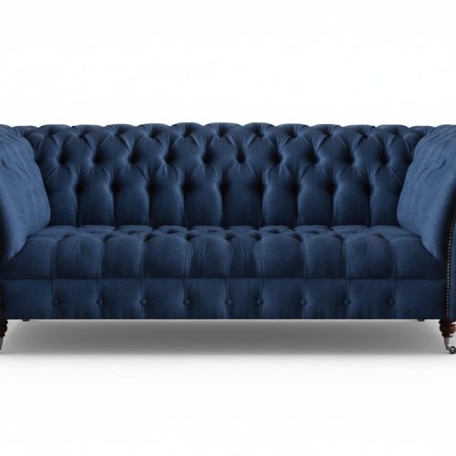 Wohnzimmer Chesterfield Sofas Blaue Textilcouch Designer Polstersofas Wohnzimmer Chesterfield Sofas Blaue Textilcouch Designer Polstersofas