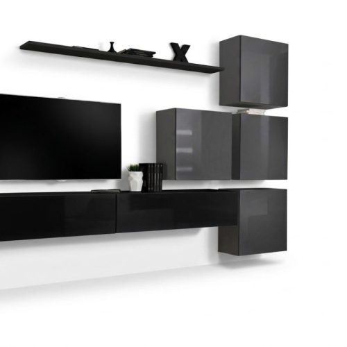 Wohnzimmer Design Komplett Wohnwand Wandschrank Luxus Garnitur Schrank