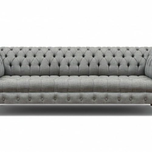 Wohnzimmer Luxus Grau Viersitzer Sofa Chesterfield Neu Polstermöbel Wohnzimmer Luxus Grau Viersitzer Sofa Chesterfield Neu Polstermöbel