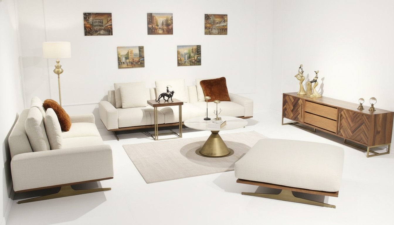 Wohnzimmer Set 6tlg Komplett Design Modern Sofagarnitur Dreisitzer Couchtisch Wohnzimmer Set 6tlg Komplett Design Modern Sofagarnitur Dreisitzer Couchtisch