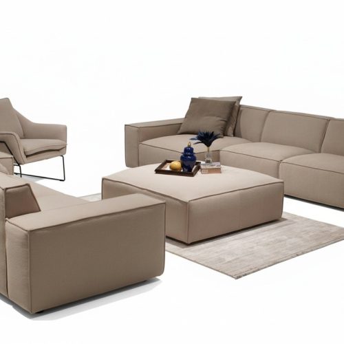 Wohnzimmermöbel Set 4 tlg Luxus Einrichtung Sofagarnitur Design Ecksofa
