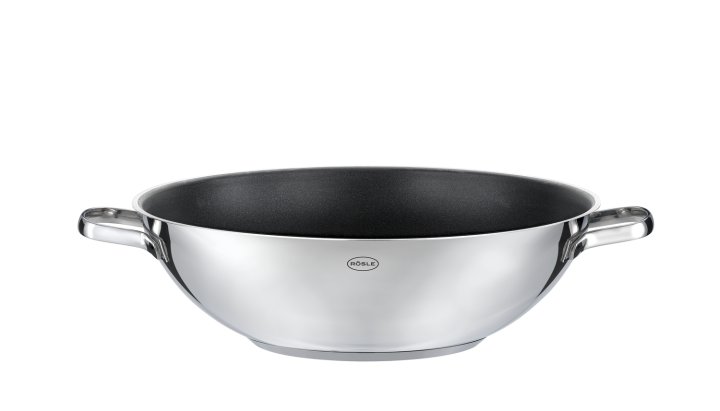 Wok Keramik ProCeraPlus, 32 cm in Silber
