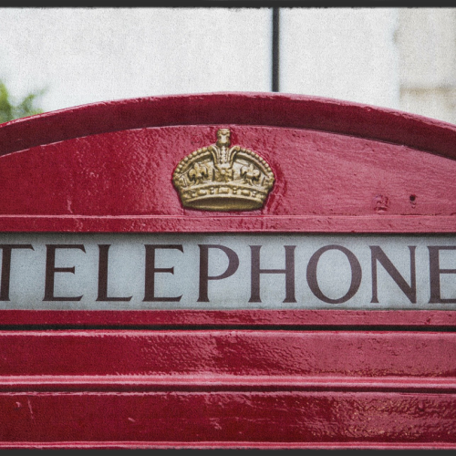 Fussmatte London Telephone 10578