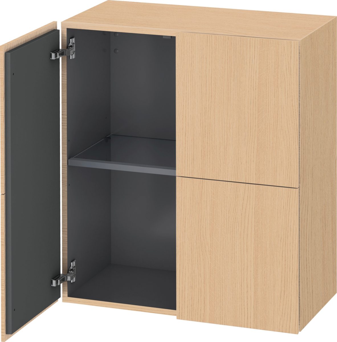 Duravit L-cube Halbhochschrank, 2 Türen, 700x363x800mm, Duravit L-cube Halbhochschrank, 2 Türen, 700x363x800mm,