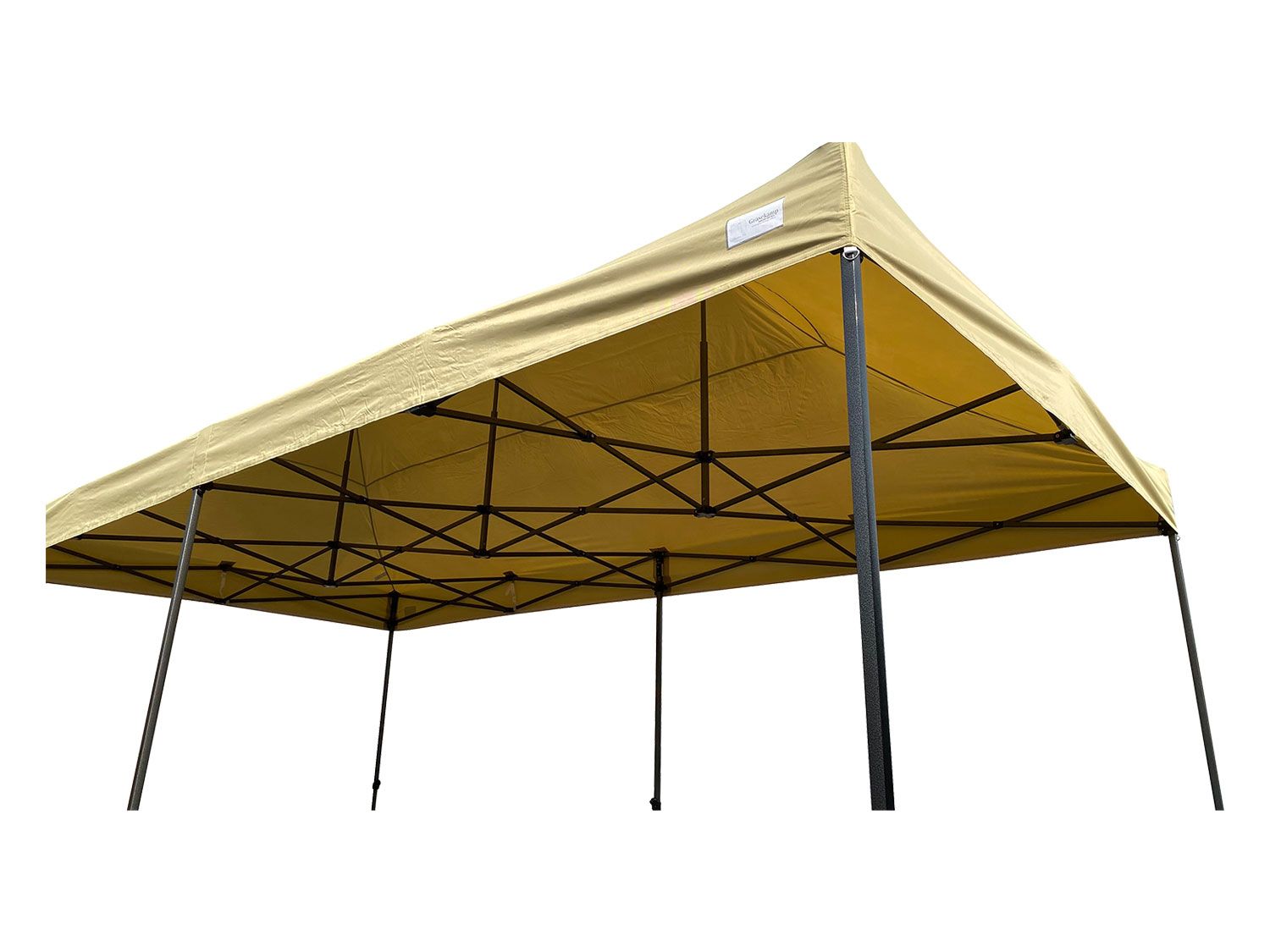 GRASEKAMP Faltpavillon Premium Line (3x6m + Seitenteile, Beige)