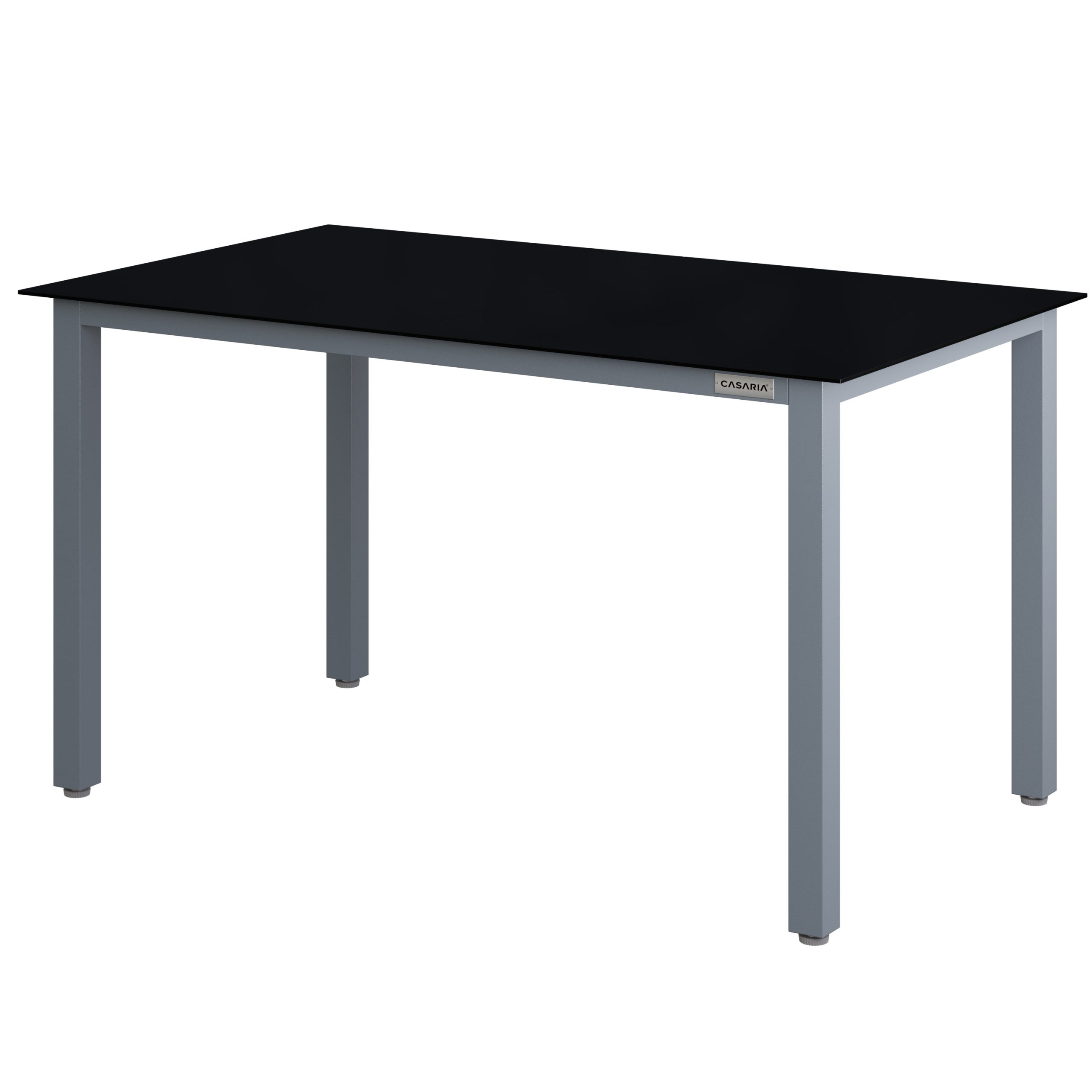 Garten-Sitzgruppe Bern Premium 7-tlg Silber Alu