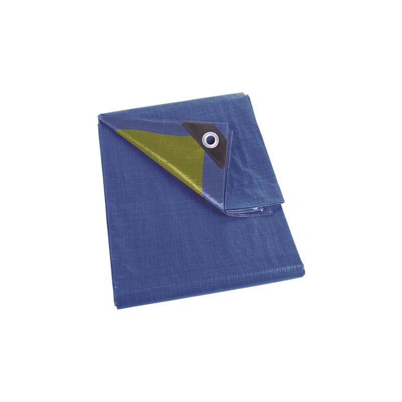 Abdeckplane - Blau/Khaki - Strapazierfähig - 12 x 15 m