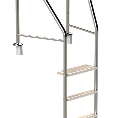 Eichenwald Poolleiter Modell 07 Marina Öffentlich Einbauhalterung Beckentiefe 1340mm 4 Stufen