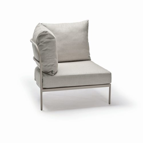Stern Eckelement Coco Lounge Aluminium greige Kissen 100% Polyacryl Macchiato Stern Eckelement Coco Lounge Aluminium greige Kissen 100% Polyacryl Macchiato