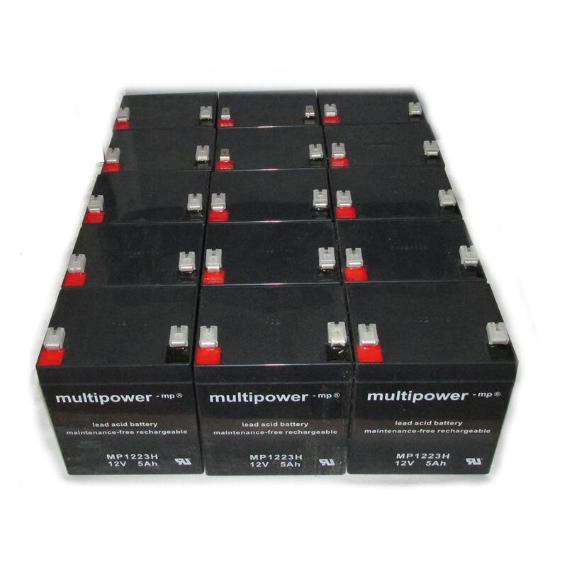 Akkupack für MGE Pulsar MX 4000 - 15x 12 Volt 5000mAh Pb